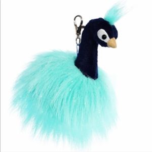 Peacock 🦚 Clip On Plush Bag Charm